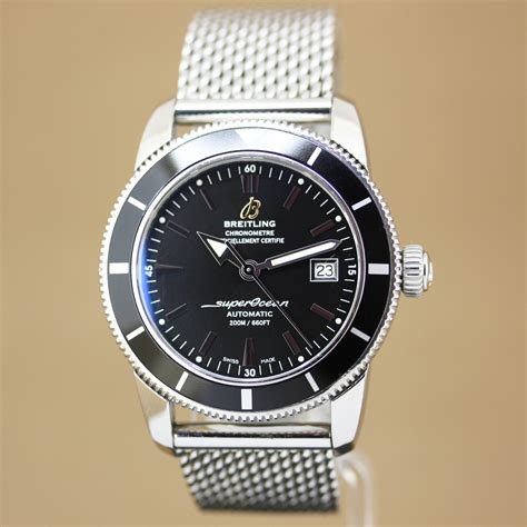 breitling ocean classic mesh bracelet price|breitling rubber strap 24 20.